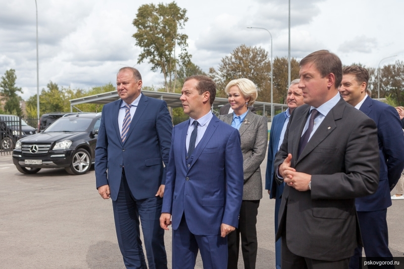 Визит Премьер-министра Дмитрия Медведева в Псков. 16 августа 2016