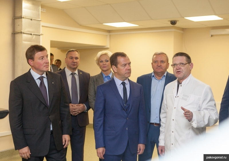 Визит Премьер-министра Дмитрия Медведева в Псков. 16 августа 2016